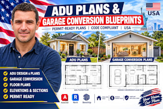 do professional adu plans and garage conversion blueprints