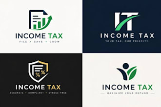 income tax financial logo brochure design tax preparation income tax leads