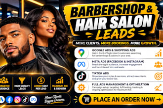 hair salon leads barbershop leads hair salon booking lead barbershop google ads