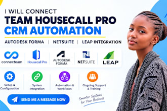 connecteam housecall pro crm automation autodesk forma netsuite leap integration