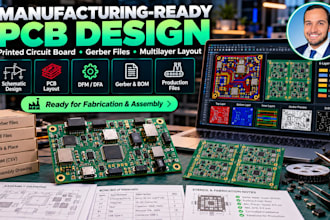 design manufacturing ready printed circuit board pcb