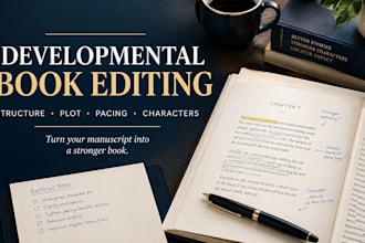 proofread, developmental book editing for your dark fantasy, memoir manuscript