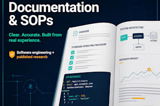 write technical documentation, sops, and user guides