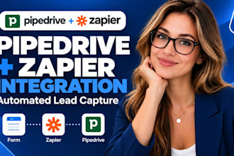 integrate pipedrivecrm with zapier and automate lead capture