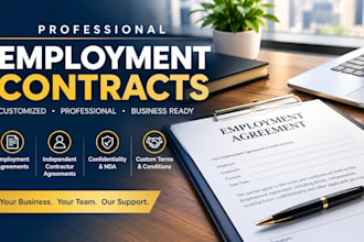 write professional employment contracts HR policies and job offer letters