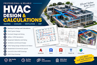 hvac systems, ductwork, and heating cooling load calculations