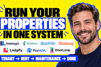 setup hotelogix buildium appfolio hostaway lodgify payhoa doorloop