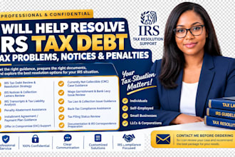 help resolve irs tax debt, tax problems, notices and penalties