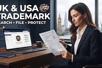 do uk or usa trademark registration, search and filling