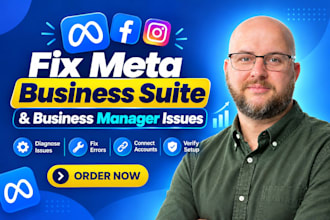 fix meta business suite problems, ad account restrictions and meta pixel setup