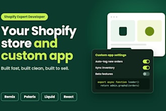 build your shopify store or develop a custom shopify app
