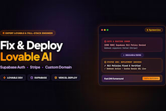 fix lovable supabase lovable ai deploy lovable website lovable saas fix lovable
