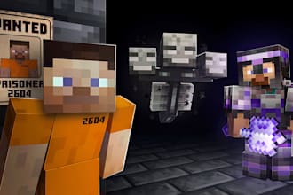 create a high quality minecraft thumbnail