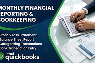 do quickbooks online bookkeeping, clean up, and bank reconciliation
