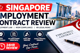 review singapore employment contract employment law mom compliance HR legal risk