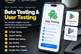 do game testing, beta testing, mobile app testing
