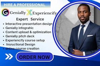 create genially and xperiencify interactive online courses