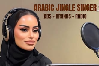 be your arabic female singer for jingles, ads and brands