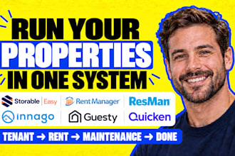 setup easy storage solutions rent manager resman innago guesty quicken