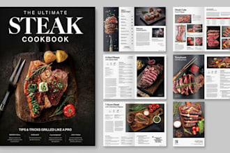 do cookbook design, cookbook formatting, recipe book and KDP cookbook writing