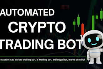 code automated crypto trading bot, ai trading bot, arbitrage bot, meme coin bot