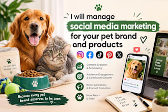 do social media marketing for your pet brand and products