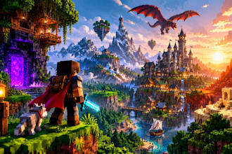 create a custom minecraft map for survival, adventure, rpg or smp worlds