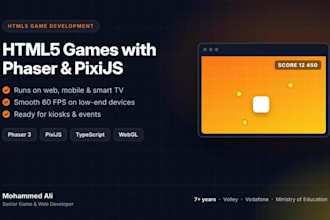 build an HTML5 browser game with phaser or pixijs