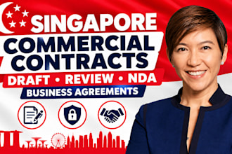 review and draft singapore commercial contracts nda business agreements