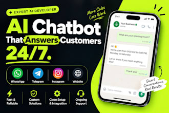 build an ai chatbot trained on your data to handle support and sales