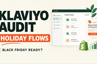 audit your klaviyo account and optimize holiday email flows