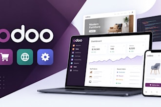 be your odoo developer for erp, ecommerce and website development
