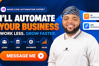 builld your business workflows and connect your apps with make com