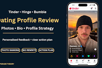 review and improve your tinder, hinge or bumble dating profile