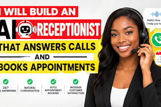 build an ai receptionist that answers calls and books appointments