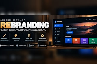 rebrand and customize iptv player app