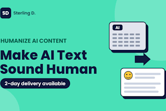 humanize ai content, rewrite and edit chatgpt text to sound natural