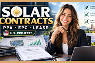 draft solar lease agreement epc contract and US renewable energy ppa
