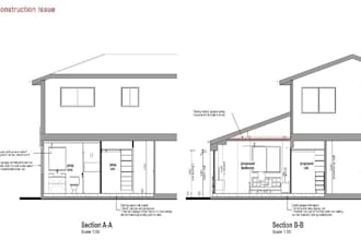 draft garage conversion cad plans, floor plans and construction drawings