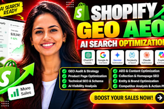 optimize your shopify store for GEO aeo and ai search visibility on page GEO SEO