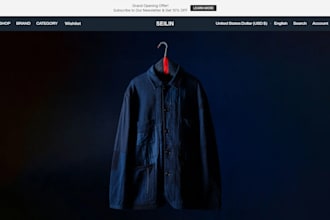 design streetwear website clothing shopify website clothing store