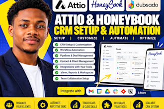 setup attio crm honeybook dubsado crm consultant attio workflow automate attio