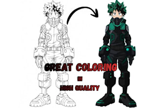 color manga, comic or webtoon