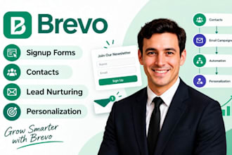 build brevo signup forms contact management lead nurturing brevo personalization
