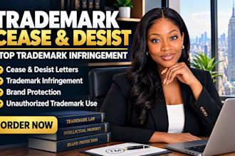 draft a cease and desist letter for trademark infringement