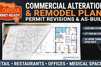 design commercial tenant improvement drawings in florida