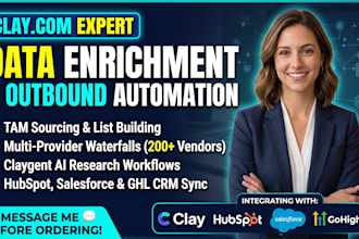 build clay com data enrichment and automated outbound workflows