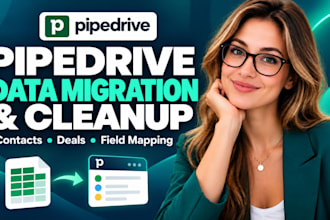 migrate and clean your pipedrive CRM contacts and deals