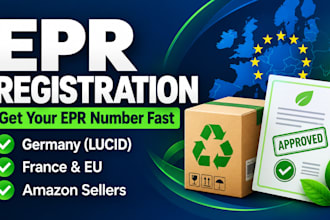 do epr registration for germany, france and eu for amazon sellers