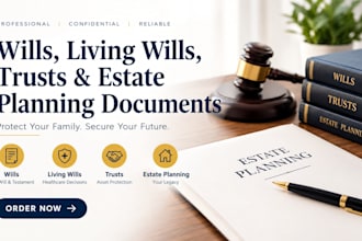 draft canada wills, living wills, trusts, and estate planning documents